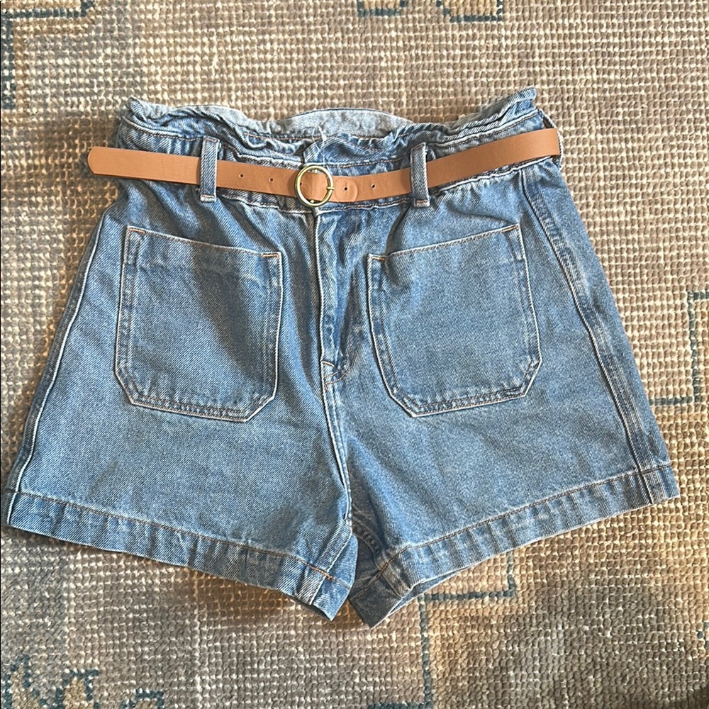 Zara belted baggy short